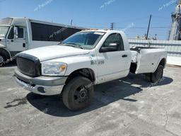 DODGE RAM 3500 S 2007 white chassis diesel 3D6WG46A17G854718 photo #2