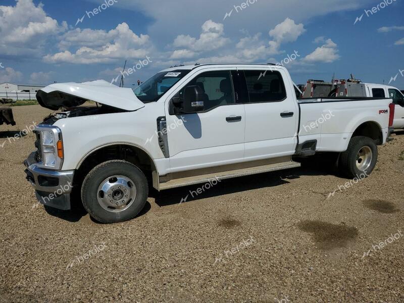 FORD F350 SUPER 2023 white  gas 1FT8W3DN2PEC47476 photo #1