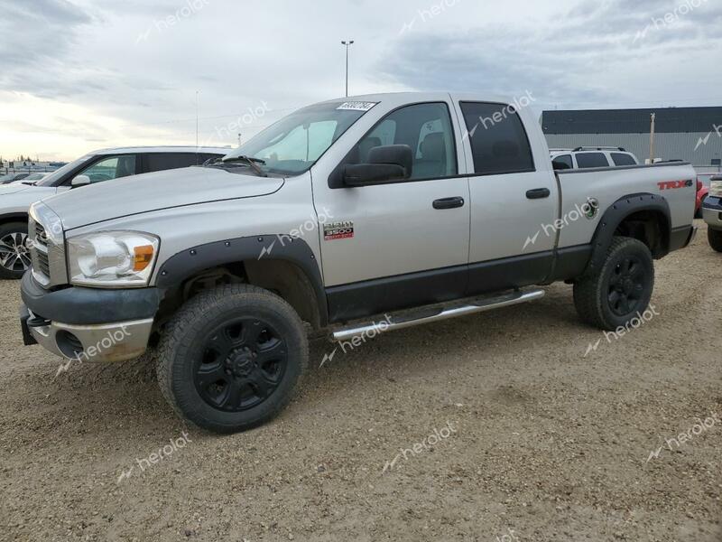 DODGE RAM 3500 S 2008 silver crew pic diesel 3D7MX38A68G181517 photo #1