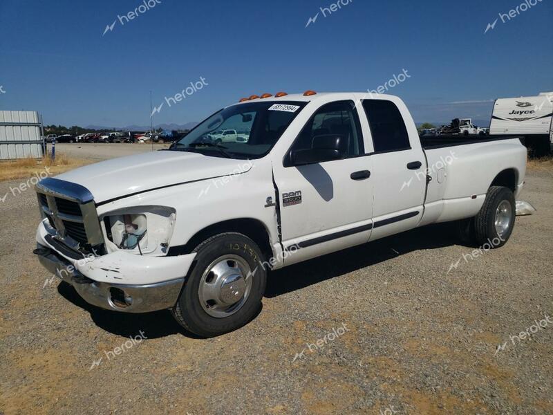 DODGE RAM 3500 S 2007 white  diesel 3D7ML48A37G792900 photo #1