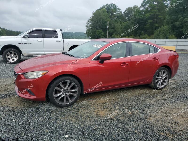 MAZDA 6 TOURING 2016 red  gas JM1GJ1V55G1482233 photo #1