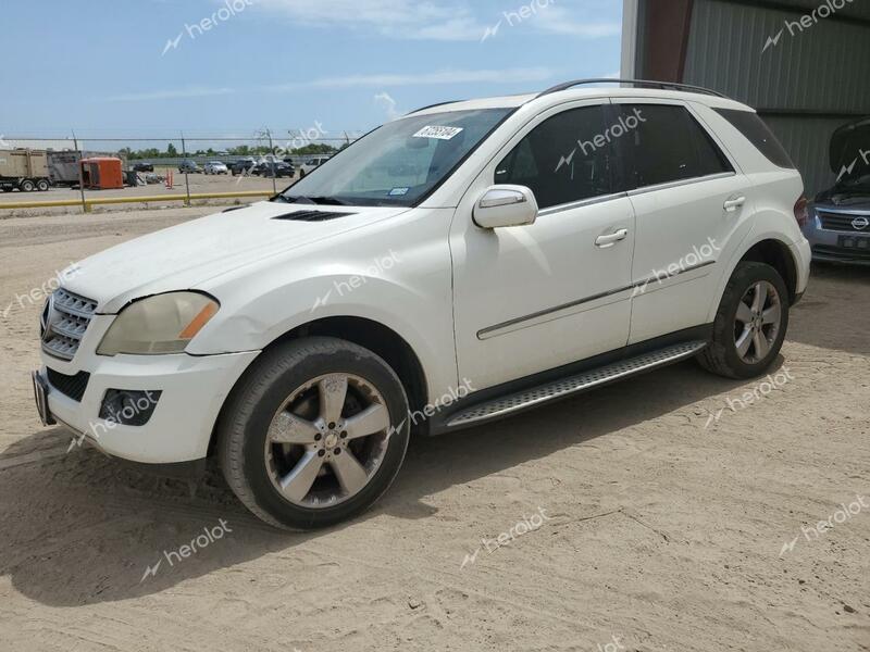 MERCEDES-BENZ ML 350 2010 white  gas 4JGBB5GB0AA536722 photo #1