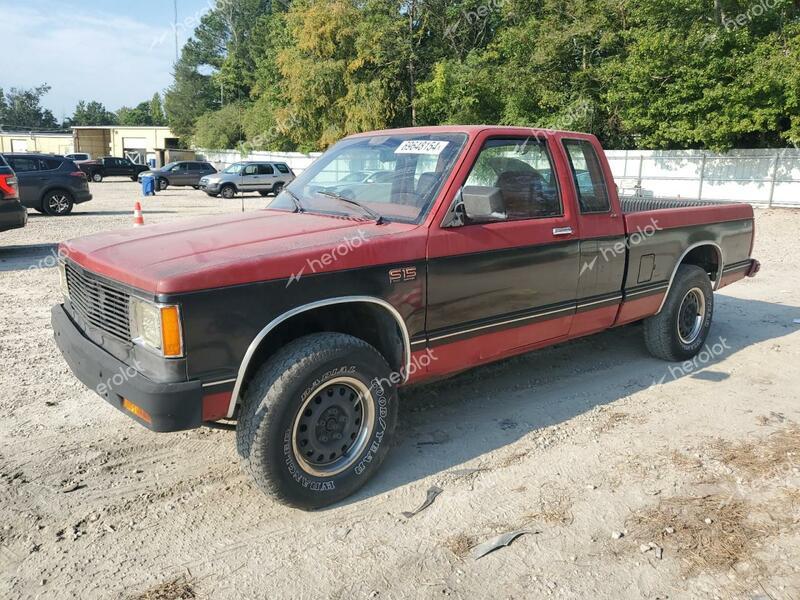 GMC S TRUCK S1 1985 two tone pickup gas 1GTCT14B6F2541881 photo #1