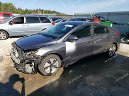 HYUNDAI IONIQ BLUE 2019 gray  hybrid engine KMHC65LC1KU117561 photo #2