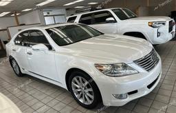 LEXUS LS 460 2010 white sedan 4d gas JTHBL5EF2A5093178 photo #2