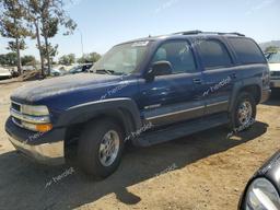 CHEVROLET TAHOE K150 2002 blue  gas 1GNEK13T52R130244 photo #2