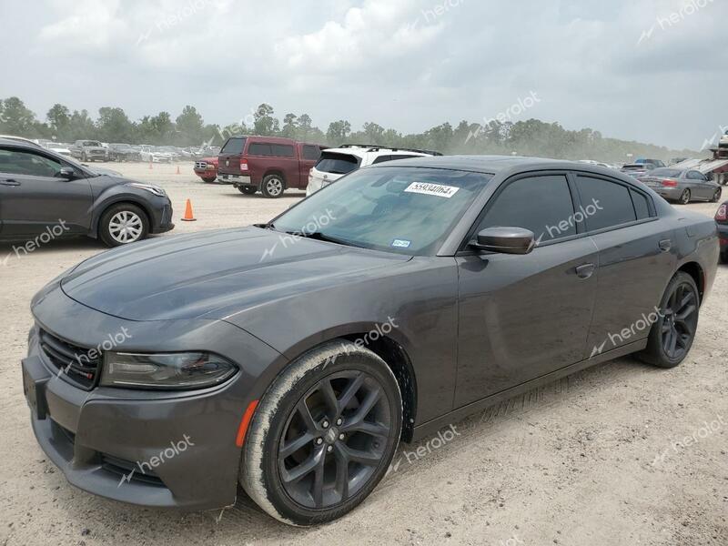 DODGE CHARGER SX 2019 gray  flexible fuel 2C3CDXBG4KH711188 photo #1