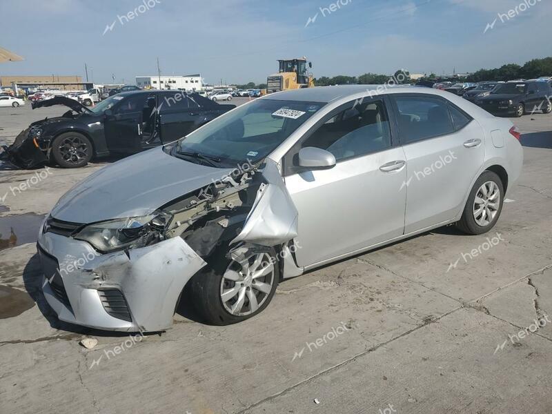 TOYOTA COROLLA L 2014 silver  gas 2T1BURHE5EC050312 photo #1