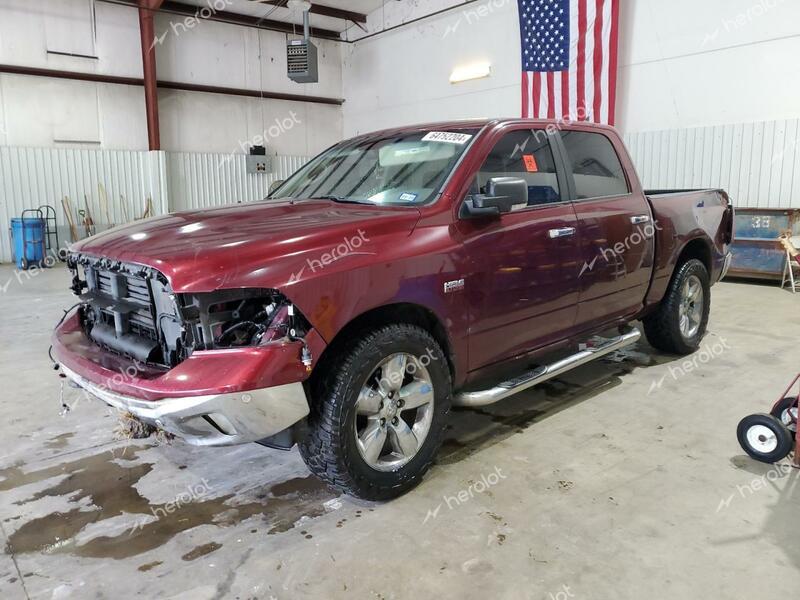 RAM 1500 SLT 2016 maroon  gas 1C6RR7LT7GS234900 photo #1