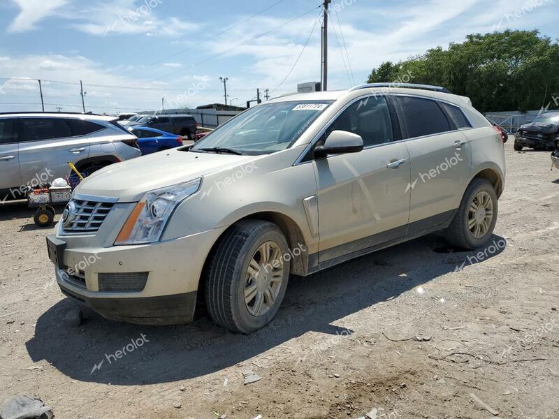 CADILLAC SRX LUXURY 2015 tan 4dr spor gas 3GYFNBE39FS522597 photo #1