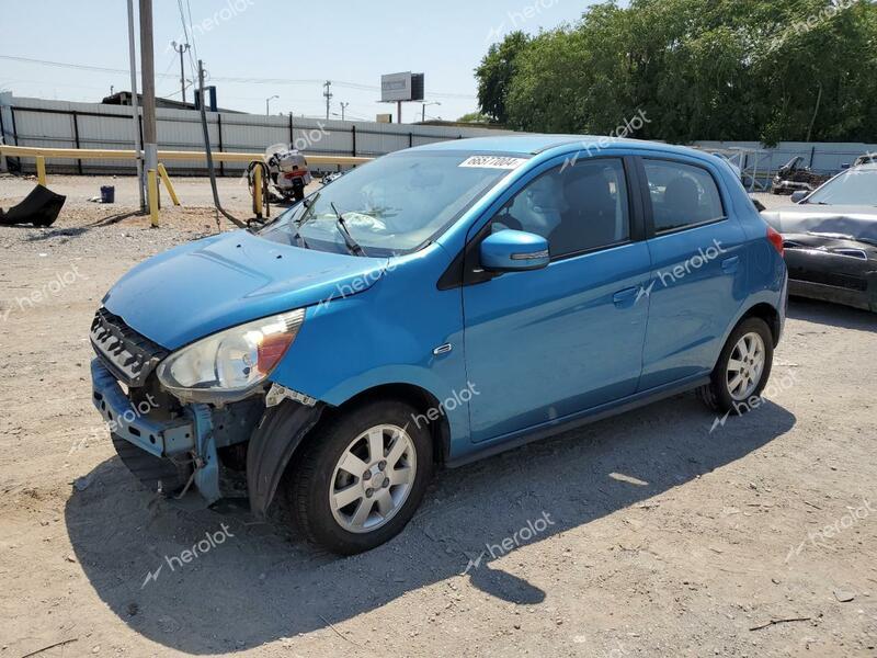 MITSUBISHI MIRAGE ES 2015 blue  gas ML32A4HJ3FH001604 photo #1