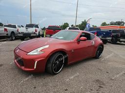 NISSAN 370Z BASE 2019 red  gas JN1AZ4EH2KM421720 photo #3