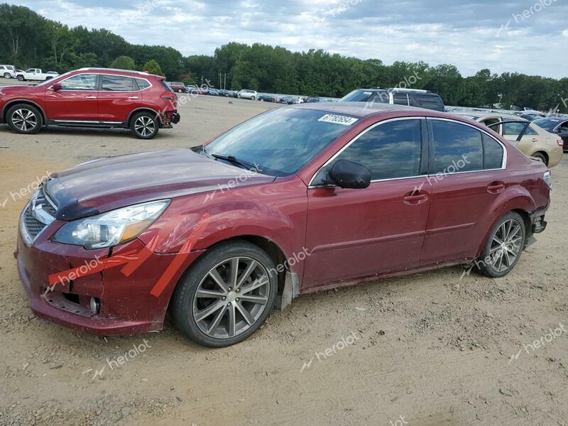 SUBARU LEGACY 2.5 2013 red sedan 4d gas 4S3BMCG65D3028521 photo #1