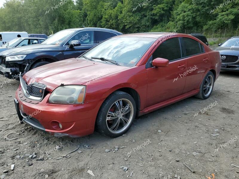 MITSUBISHI GALANT RAL 2008 red sedan 4d gas 4A3AB76T38E021641 photo #1