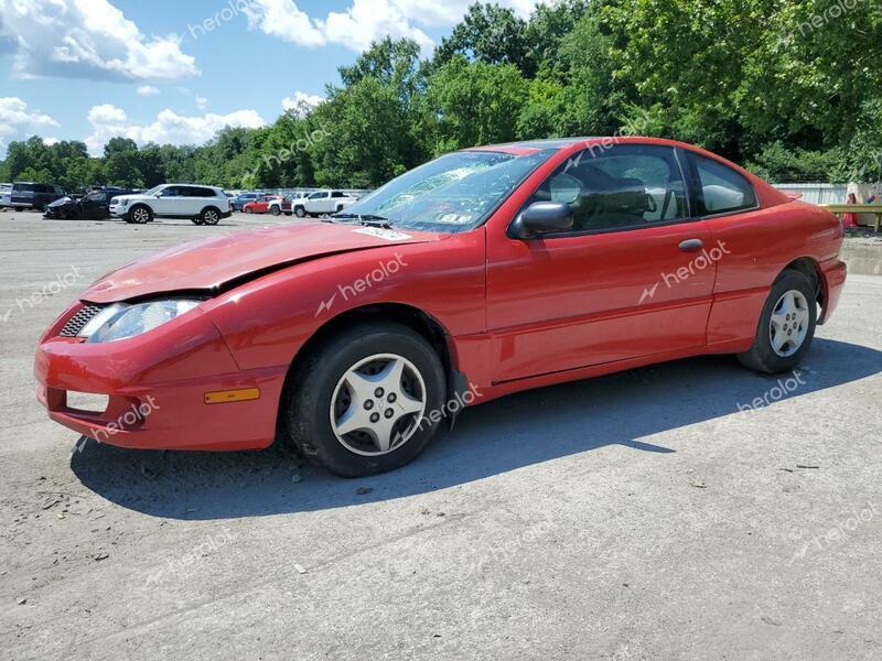 PONTIAC SUNFIRE 2005 red  gas 3G2JB12F25S101969 photo #1