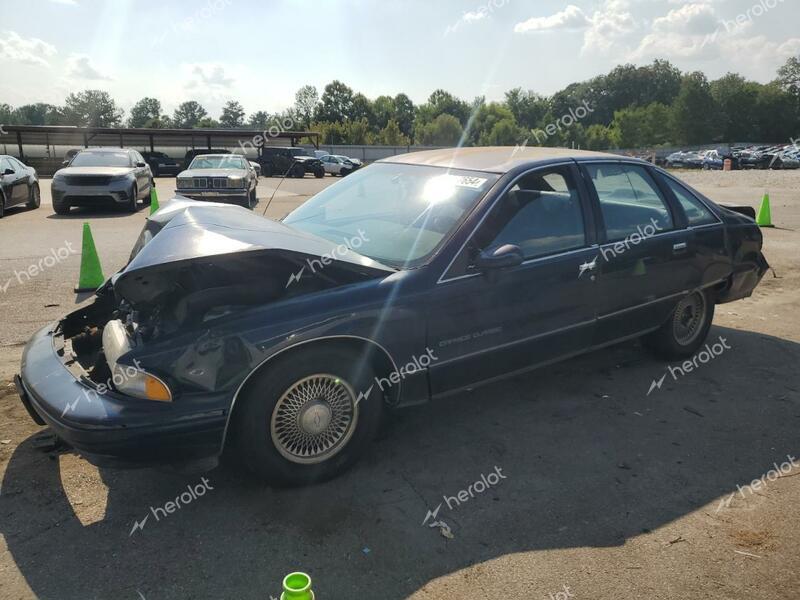 CHEVROLET CAPRICE CL 1992 blue sedan 4d gas 1G1BN53E8NR104309 photo #1