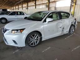 LEXUS CT 200 2017 white  hybrid engine JTHKD5BH9H2289293 photo #2