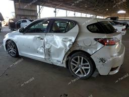 LEXUS CT 200 2017 white  hybrid engine JTHKD5BH9H2289293 photo #3