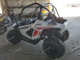 POLARIS RZR 200 EF 2022 white  gas L6KHCB180NS000060 photo #4