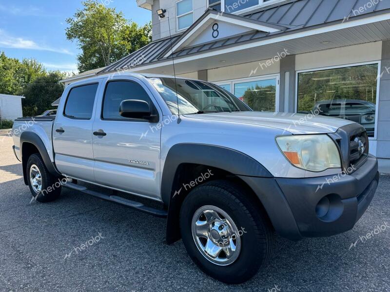 TOYOTA TACOMA DOU 2009 silver crew pic gas 3TMLU42N39M026295 photo #1