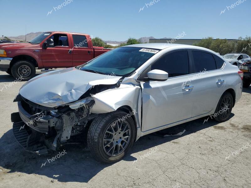 NISSAN SENTRA S 2015 silver  gas 3N1AB7AP5FL674047 photo #1