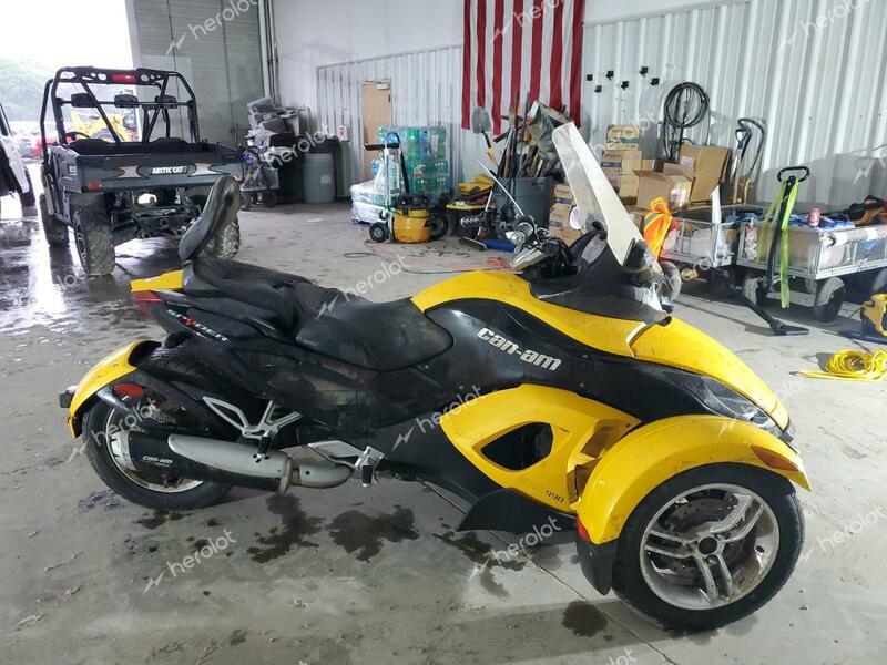 CAN-AM SPYDER ROA 2008 yellow racer gas 2BXJAUA188V000076 photo #1