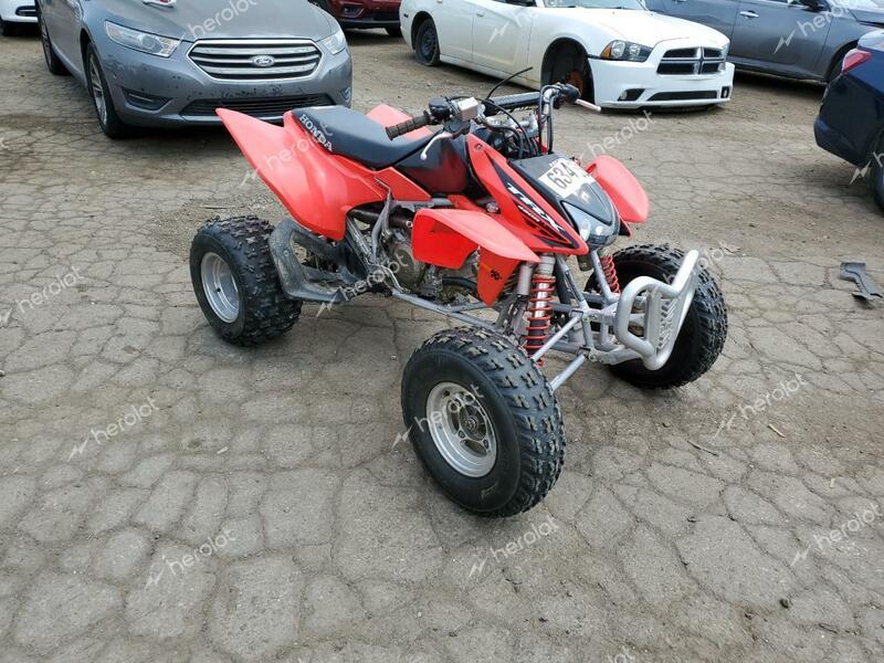 HONDA TRX450 R 2005 red  gas 1HFTE30095A105692 photo #1