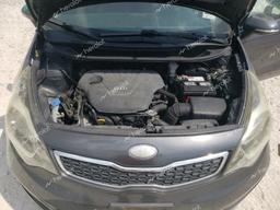 KIA RIO EX 2013 gray  gas KNADN4A35D6233696 photo #4