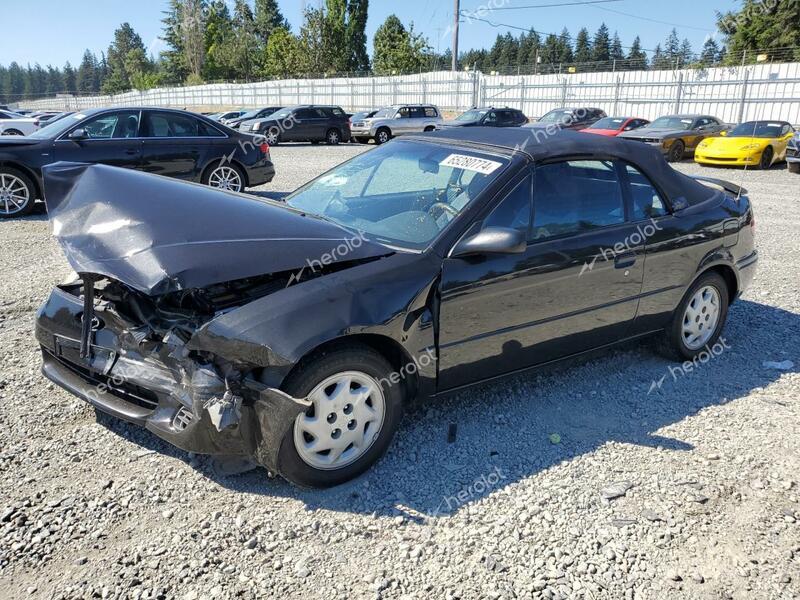 TOYOTA PASEO 1997 black  gas JT5FC52H3V0040500 photo #1