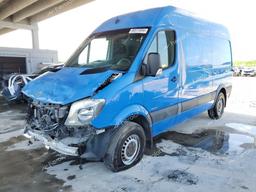 FREIGHTLINER SPRINTER 2 2016 blue cargo va diesel WDYPE7DD6GP284469 photo #2