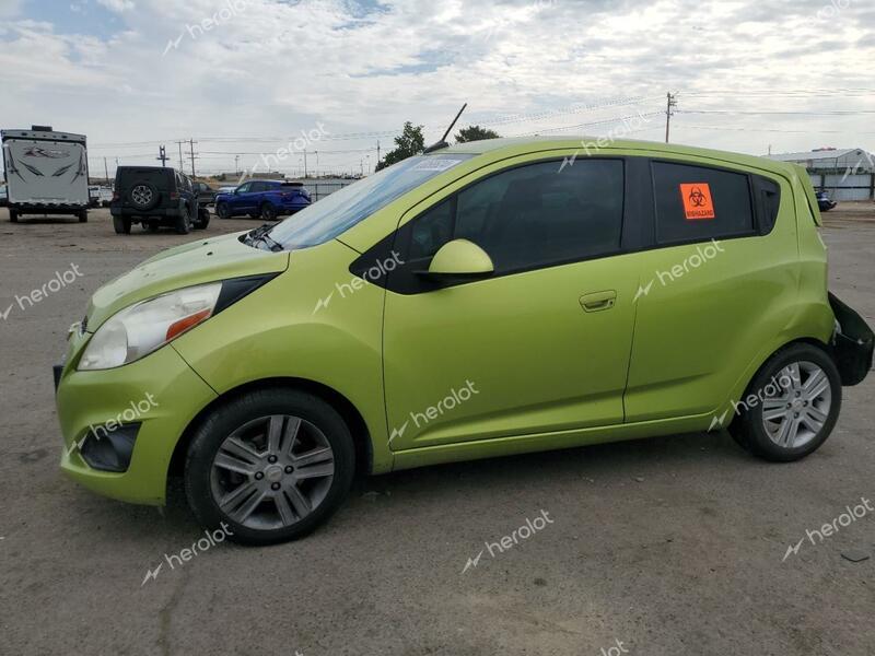 CHEVROLET SPARK 1LT 2013 green  gas KL8CD6S96DC533242 photo #1