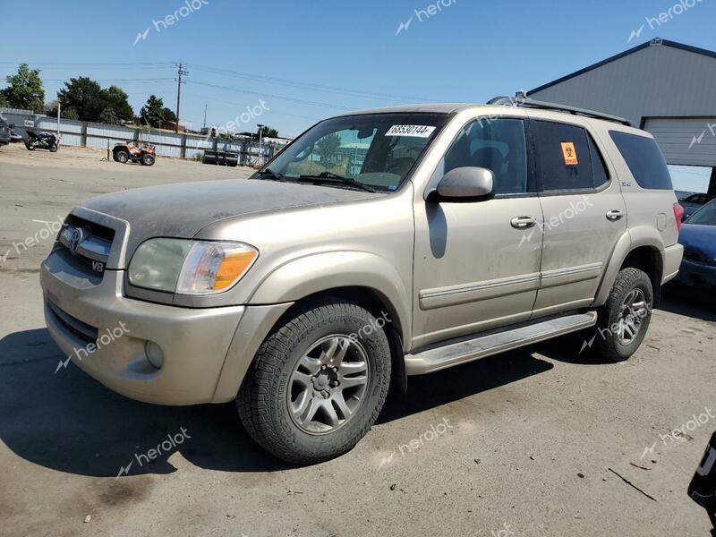 TOYOTA SEQUOIA SR 2005 gold 4dr spor gas 5TDBT44A05S249509 photo #1