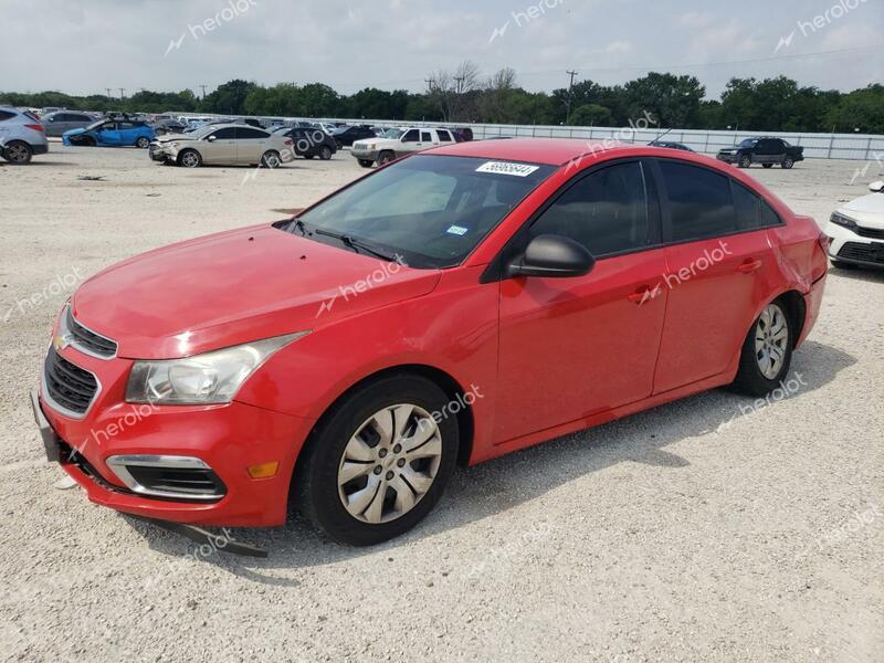 CHEVROLET CRUZE LS 2015 red  gas 1G1PA5SH5F7106657 photo #1