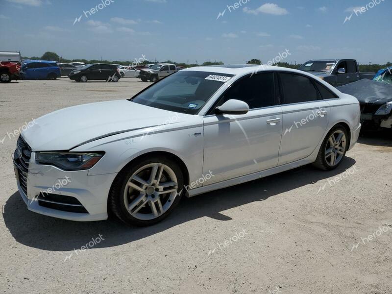 AUDI A6 PREMIUM 2016 white  gas WAUCFAFC5GN016644 photo #1