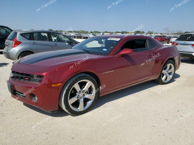 CHEVROLET CAMARO LT 2010 burgundy  gas 2G1FF1EV7A9224949 photo #1