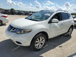 NISSAN MURANO S 2014 white  gas JN8AZ1MUXEW421102 photo #2