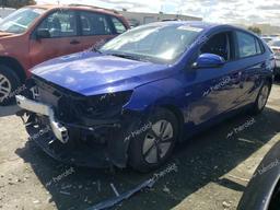 HYUNDAI IONIQ BLUE 2019 blue  hybrid engine KMHC65LC2KU170821 photo #2