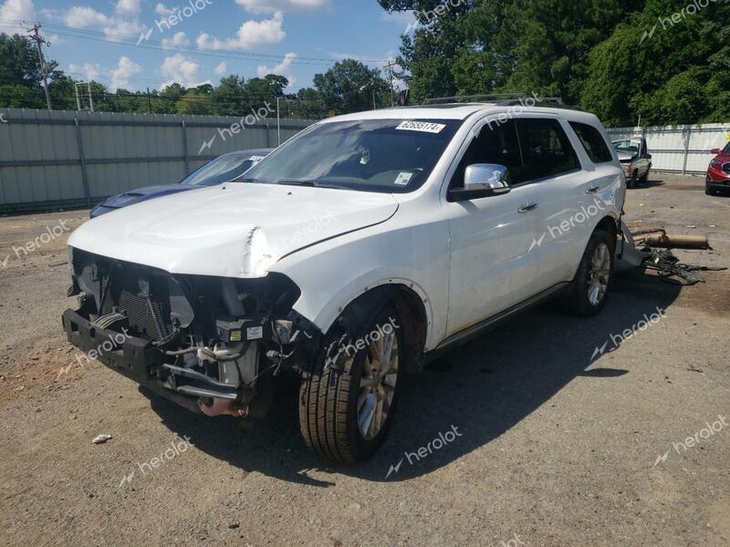 DODGE DURANGO CI 2014 white 4dr spor gas 1C4SDJET0EC303937 photo #1