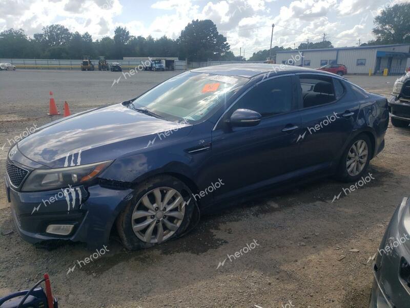 KIA OPTIMA LX 2015 blue  gas 5XXGM4A75FG467458 photo #1