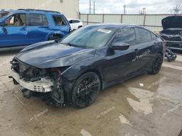 HONDA CIVIC EX 2018 blue  gas 2HGFC2F7XJH599618 photo #2