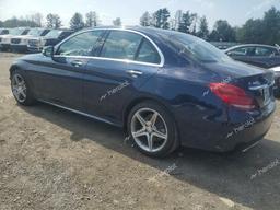 MERCEDES-BENZ C 300 4MAT 2015 blue sedan 4d gas 55SWF4KB1FU006607 photo #3