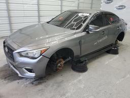 INFINITI Q50 PURE 2018 gray  gas JN1CV7AR0JM280259 photo #2