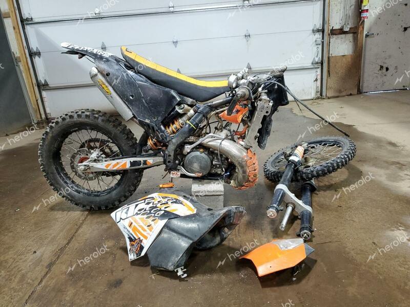 KTM 250 XC 2008 black  gas VBKEXL2358M241100 photo #1