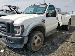 FORD F550 SUPER 2008 white chassis diesel 1FDAF56R18ED70020 photo #2