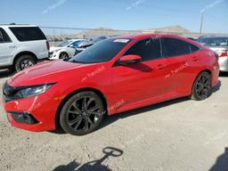 HONDA CIVIC SPOR 2020 red  gas 2HGFC2F89LH568520 photo #2