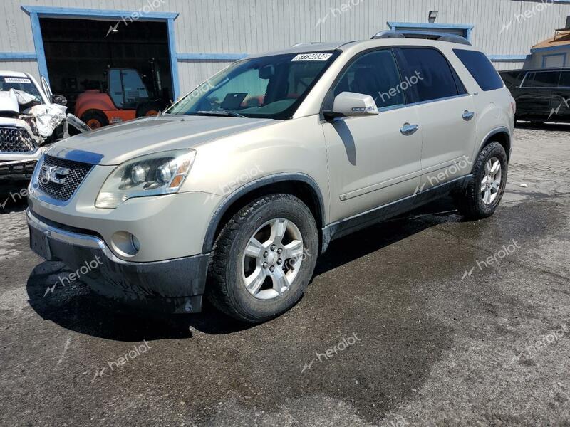 GMC ACADIA SLT 2009 gold 4dr spor gas 1GKER23D59J169948 photo #1