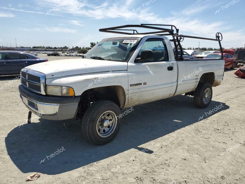 DODGE RAM 2500 1998 white  gas 3B7KF26Z1WM270465 photo #1