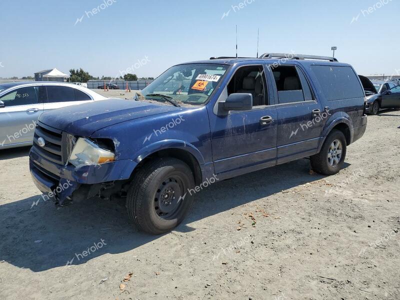 FORD EXPEDITION 2009 blue  flexible fuel 1FMFK16569EB03951 photo #1