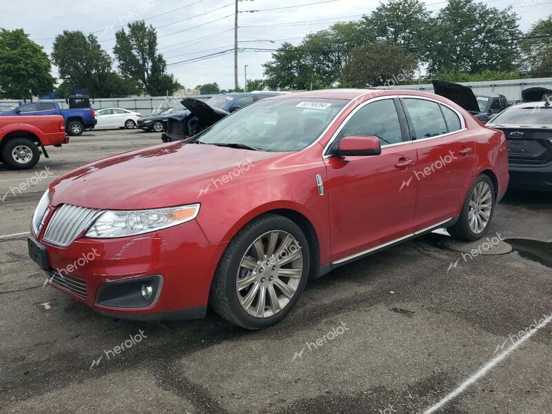 LINCOLN MKS 2011 red  gas 1LNHL9DR9BG610654 photo #1