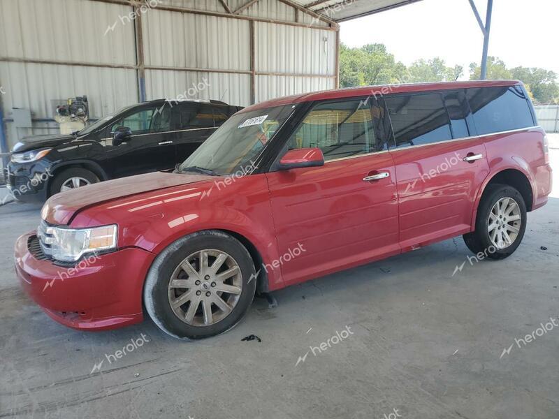 FORD FLEX SEL 2011 red  gas 2FMGK5CC8BBD09059 photo #1